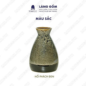Mua Bình hoa  lọ hoa Gốm sứ Bát Tràng cao cấp Men hỏa biến dáng giỏ cua dùng làm quà tặng  trang trí - Làng Gốm Bát Tràng