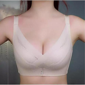 Áo ngực, áo lót su chéo không gọng bản to hàng đẹp