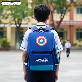 Balo Học Sinh Cấp 1 Xbags XB3017 - Balo Bé Trai Nhẹ, Bền, Chống Thấm, Quai Đeo Êm Ái, Nhiều Ngăn Tiện Lợi, Thiết Kế Năng Động Cá Tính