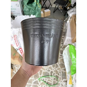 Mua Chậu nhựa đen C7 (15x13x12) dày đầy đặn dùng trồng cây
