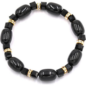 Chuỗi tay đá thạch anh đen FSEE8
