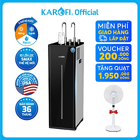 Mua Máy lọc nước nóng lạnh 2 vòi 3 chế độ 10 lõi công nghệ Block Karofi KAD-L56 - Lắp đặt toàn quốc - Hàng chính hãng