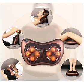 Gối Massage Hồng Ngoại 8 Bi - Mát Xa Cổ. Lưng. Đau Vai Gáy- GIÚP GIẢI TỎA CĂNG THẲNG CỦA BẠN- HÀNG CHÍNH HÃNG-SAIGON GARDEN