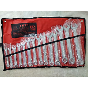 Mua Bộ cờ lê Yeti 14 món - Bộ cờ lê khóa vòng miệng - dùng để sửa chữa xe cộ và đồ gia dụng trong gia đình - Hàng chính hãng
