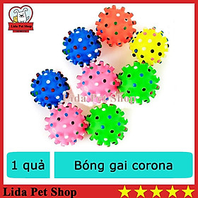 Bóng cao su dấu chân - Đồ chơi cho chó mèo thú cưng - Lida Pet Shop