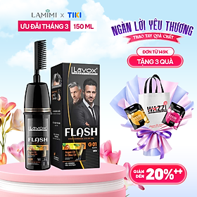 Gel Lược Nhuộm Phủ Bạc Argan Oil & Olive Oil Flash