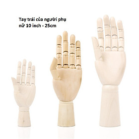 Lalunavn Bàn tay gỗ mô hình mỹ thuật, thiết kế, hội họa - Artists Wooden Hand 