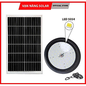 Đèn năng lượng mặt trời hình đĩa bay UFO treo trần nhà - 5 khung