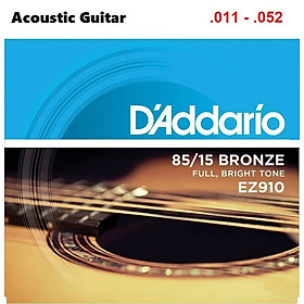 Mua Bộ Dây Đàn Acoustic Guitar Cỡ 11 (.011-.052) - Dây Đàn Guitar Acoustic EZ910 Size 11 - EZ910. EZ910 EZ890 EZ900 EZ920 EZ930 Great American Bronze Acoustic Daddario Guitar Strings  Made in USA