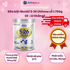 Sữa bột Nestlé S-26 Ultima số 1 750g (0 - 12 tháng)