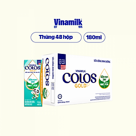 Sữa bột pha sẵn Vinamilk ColosGold - Thùng 48 hộp 180ml
