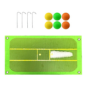 Golf Swing Mat Golf Practice Hitting Aid Equipment for Training Outdoor