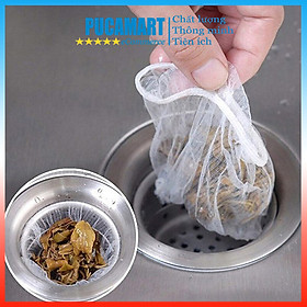 Mua Set 100 Túi Lọc Rác Bồn Rửa Chén  Lưới Vải Lọc Rác Tránh Tắt Ống Tiết Kiệm  Sạch Sẽ Nhà Bếp - PucaMart