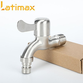 Mua Vòi hồ  vòi xả nước máy giặt Inox 304 VH2 lõi ti đồng cao cấp siêu bền