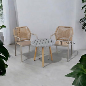 Mua Bộ bàn ban công 2 ghế nhựa giả mây TE2044-60S / CC2031-T Nội thất Capta tại tp hcm