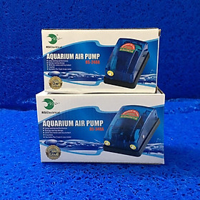 MÁY SỦI OXY BỂ CÁ MINI RS 248A / RS 348A TẶNG KÈM DÂY SỦI VÀ QUẢ SỦI TƯƠNG ỨNG VỚI SỐ VÒI