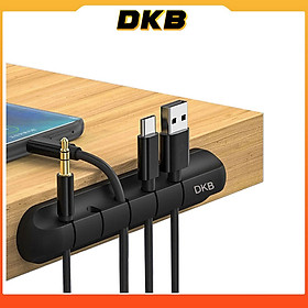 Mua Phụ kiện giữ dây cáp sạc  Giá đỡ Silicon mini cố định dây cáp sạc cho các thiết bị điện tử trên bàn làm việc - Hàng chính hãng DKB