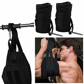 AB Straps Treo Xà Tập Bụng Loại Dầy – Đai Treo Hanging Leg Raise, Tập Core Gym Xà Đơn (1 Cặp)