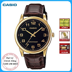 Đồng hồ nam dây da Casio MTP-V001GL-1BUDF