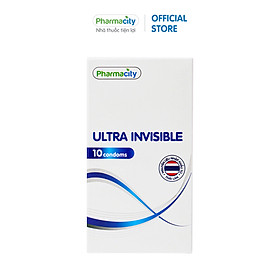 Bao cao su siêu mỏng Pharmacity Ultra Invisible