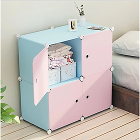 Mua Tủ nhựa lắp ghép 4 ô nhỏ xinh