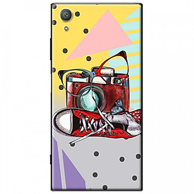 Ốp lưng dành cho Sony Xperia XA1 Plus mẫu Máy ảnh giày mắt kính
