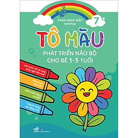 Sách Tô Màu Phát Triển Não Bộ Cho Bé 1-5 Tuổi Tập 7