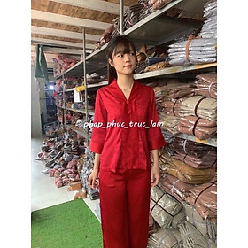 ĐỒ LAM ĐI CHÙA # ĐỒ ĐI CHÙA # PHÁP PHỤC PHẬT GIÁO #Pà Lai Gấm s23