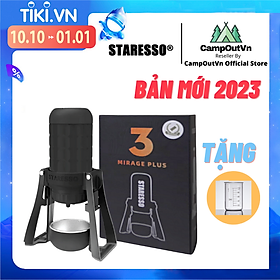 Mua Máy pha cà phê mini cầm tay Staresso mirage bản mới 2021 Hàng chính hãng đồ du lịch pha cafe espresso mang theo xếp gọn bảo hành 1 năm campout CÓ QUÀ