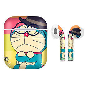 Mua Miếng dán skin chống bẩn cho tai nghe AirPods in hình Doremon - Dor012 (bản không dây 1 và 2)