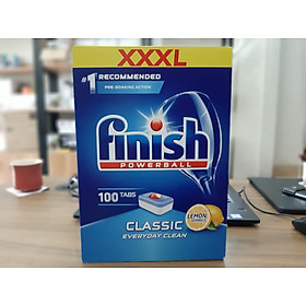 Viên rửa bát tổng hợp FINISH 100 viên hương chanh