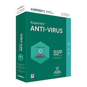 Mua Phần mềm Kaspersky Anti Virus cho 3 máy tính (KAV 3U) Chính hãng