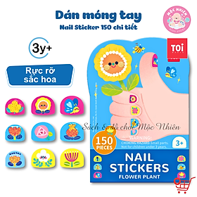 Đồ chơi Dán Móng Tay và Hình Xăm Nail Stickers and Tatoos Chính hãng TOI - Dành cho bé từ 3 tuổi