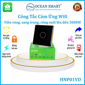 Mua Công Tắc Thông Minh Wifi Hunonic  Công Tắc Điều Khiển Từ Xa Qua Điện Thoại Hình Vuông - HNSV