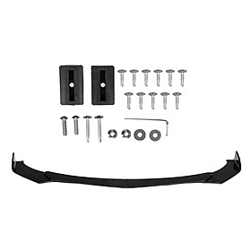 3Pcs Front Bumper Lip Body Kit Spoiler For Civic BMW Mazda GMC