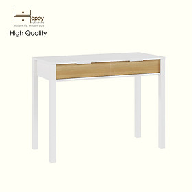 Mua HAPPY FURNITURE   Bàn trang điểm 2 ngăn kéo - MOKA  BAN_132   100cm x 45cm x 75cm DxRxC
