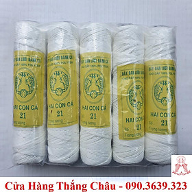 Chỉ Hai Con Cá (Lớn) - 1 Cuộn Nhợ Thợ Hồ Xây Dựng, Chỉ Diều - Nhiều Số