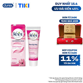 Kem Tẩy Lông Cho Da Thường Veet Silk Fresh 25G