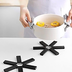 Miếng lót nồi lót cốc chịu nhiệt thông minh gấp gọn tiện lợi