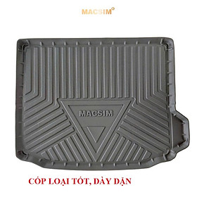 Lót cốp xe ô tô (qd) BMW X3 2018-2023 chất liệu TPV thương hiệu Macsim màu đen