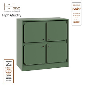 [Happy Home Furniture] SWEETY, Tủ lưu trữ 4 cánh mở, 82cm x 40cm x 82cm ( DxRxC), TCM_061