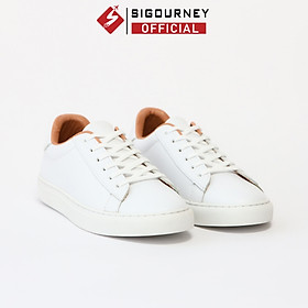 Giày Sneaker da bò màu trắng SIGOURNEY giày thể thao nam TT-001 bảo hành 18 tháng