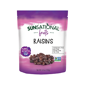 Nho Khô- Sunsational Fruits Raisins- không thêm đường, nhiều chất xơ