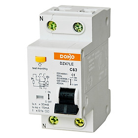 Cầu Dao Chống Giật 2 Pha Dobo Electric Korea (20A - 30mA) - Trắng