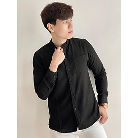 ÁO SƠ MI ĐŨI TAY DÀI,CO TÚI,HOA TIẾT TRƠN NHƯNG KHÔNG KÉM PHẦN SANG TRỌNG THỜI TRANG VINA 1HIT FASHION