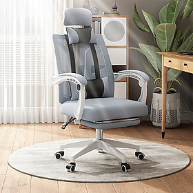Mua Ghế công thái học khung đen  khung trắng loại có gác chân với không gác chân
