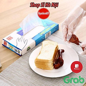 Găng Tay Nilon Dùng 1 Lần Hộp 100 Chiếc Mỏng Dai GD161
