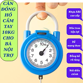 Mua Cân móc lò xo mini đa năng -Cân treo cơ học cầm tay 10kg -Cân lò xo du lịch tiện lợi