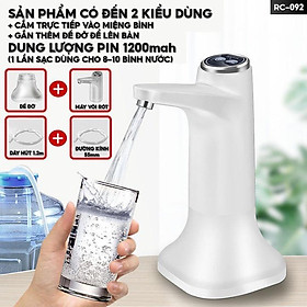 Mua Vòi Bơm Rót Nước Tự Động Để Bàn Máy Rót Nước Lọc Tiện Lợi Đa Năng Cao Cấp Giá Rẻ RC-092