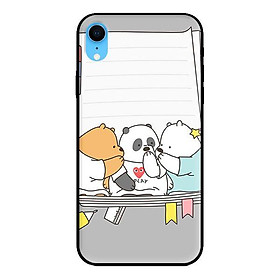 Ốp in cho iPhone XR 3 Chú Gấu 3 - Hàng chính hãng